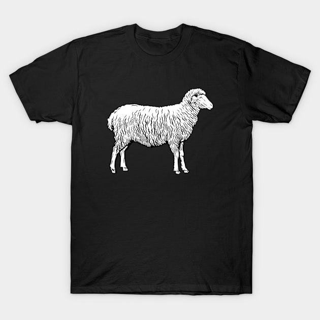 Sheep Art T-Shirt by Urban_Vintage